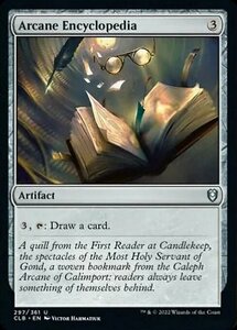 MTG ■無/英語版■ 《秘儀大全/Arcane Encyclopedia》★FOIL★ 統率者レジェンズ：バルダーズゲートの戦い CLB