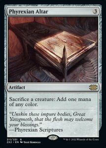 MTG ■無/英語版■ 《ファイレクシアの供犠台/Phyrexian Altar》ダブルマスターズ2022 2X2