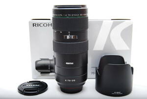 * finest quality beautiful goods Pentax HD PENTAX-D FA 70-210mm F4ED SDM WR seeing at distance zoom lens *