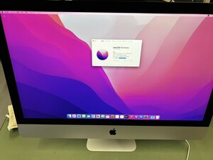 iMac2017年式　27インチ　メモリ16GBまで増設済　送料無料　　B-23