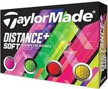 テーラーメイド(TAYLOR MADE) ゴルフボール DISTANCE DISTANCE+SOFT 12P メンズ M71747_画像1