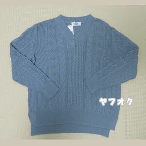 J.PRESS LADIES[...]gi The ma- Sera iz cotton V neck knitted 9 number (M size ) blouse shirt J Press Lady's new goods sweater 