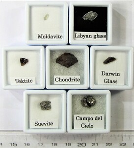 隕石　７種セット　説明書付