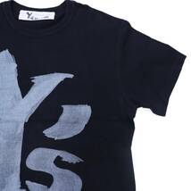 Y's BANG ON! 久米繊維 半袖Tシャツ 2 コットン BLK YA-T32-052_画像5