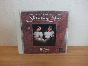 CD Wink ウインク FIRST LIVE SHINING STAR 中古