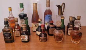 ミニボトル 古酒 ブランデー ウイスキー NAPOLEON 洋酒 コニャック ウィスキー ヘネシー CAMU V.S.O.P SUNTORY Reserve まとめ 未開栓