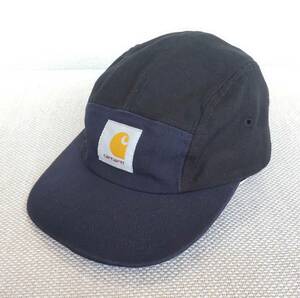 ★美品★ carhartt カーハート キャップ NAVY×BLK 帽子 アウトドア