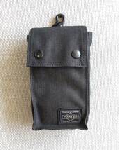 ★極美品★ PORTER SMOKY MOBILE POUCH ポーター スモーキー モバイルポーチ BLK 吉田カバン_画像1