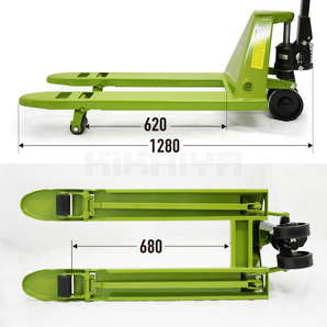 ミニハンドリフト 11型対応 1000kg 軽量 コンパクト フォーク長さ900mm 爪間隔200mm （個人様は営業所止め）の画像8