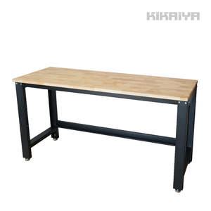 KIKAIYA working bench 200kg light weight W1600xD600xH870mm wooden tabletop oak ( private person sama is stop in business office )