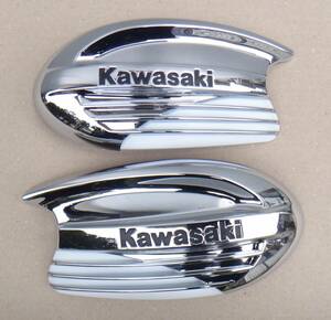 送料無料　KAWASAKI純正　タンク用エンブレム左右セット　56051-1996　　W400かW650用かと　カワサキ　白