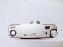 中古 カメラ CONTAX コンタックス T2 Carl Zeiss Sonnar 2.8/38 T* 通電、フラッシュ確認済み_画像2