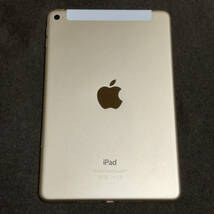 【SIMフリー ジャンク品】Apple iPad mini 4 Wi-Fi+Cellular 64GB Gold_画像4