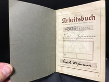 当時物 1935年 ドイツ国 ナチス・ドイツ 労働者手帳 ハーケンクロイツ アドルフ・ヒトラー政権時 ヴェルサイユ条約破棄年 レトロ 希少_画像4