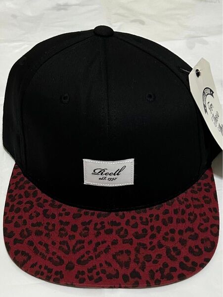 REELL JEANS Casquette Snapback Reell Jeans Noir Leopard 帽子 キャップ