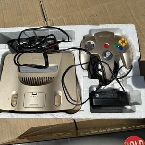 Nintendo 任天堂 64 ゴールド 中古現状品の画像2