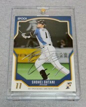 【1円スタート / サインカード】MLBカード, 大谷翔平(SHOHEI OHTANI), EPOCH, 01PS_画像2