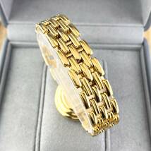 【1円〜】Christian Dior クリスチャン ディオール 腕時計 レディース バギラ 46-154-2 ブラックムーン ゴールド 可動品_画像5