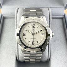 【1円〜】TAG HEUER タグ ホイヤー 腕時計 メンズ AT 自動巻 エクスクルージブ WN2110 シルバー文字盤 プロフェッショナル 訳有 可動品_画像7