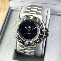 【1円〜】TAG HEUER タグ ホイヤー 腕時計 メンズ CAC111D アナデジ フォーミュラ1 ブラック文字盤 ラウンドフェイス 200m 可動品_画像2