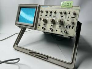 a221) Tektronix 2225 50MHz 低雑音オシロスコープ アナログオシロ