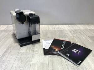 ☆ NESPRESSO ネスプレッソ コーヒーメーカー ホワイト カプセル式 JPMRL-MIU-081401 【 ほぼ未使用/通電確認済/現状品 】 （PN-4C18） ☆