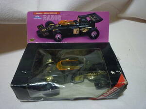 FORMULA 1　SPECIAL　AM　ラジオ JOHN PLAYER SPECIAL F1 ロータス72の　パチモン　フェイク　未使用　箱破損　本体美品　