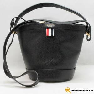 ◆◇【美品】THOM BROWNE トムブラウン バケツ型 2Way ショルダーバック◇◆