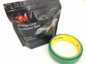 3Mナイフレステープ デザインライン 幅3.5mm×50ｍ巻 １本 ラッピングフィルムカット カーボンシートカット等 スリーエム 糸で切るテープ