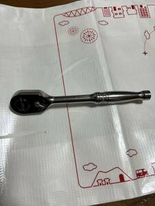 スナップオン Snap-on ラチェットハンドル F80 3/8 工具 中古品 ラチェット 内部ギヤ交換済み