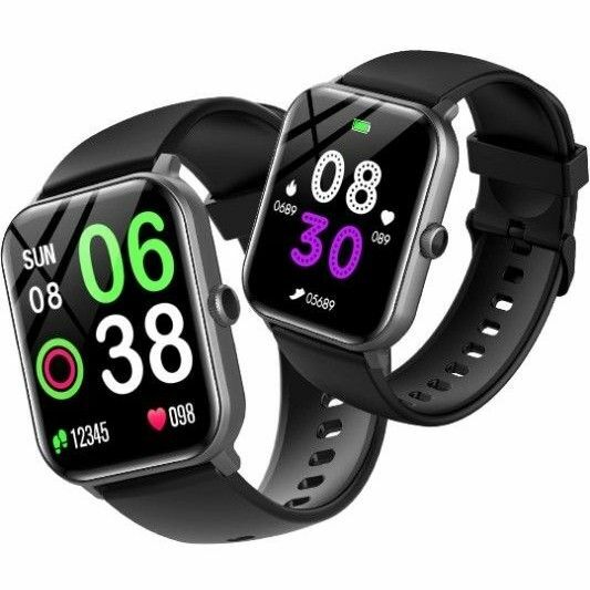 スマートウォッチ Smart Watch 1.85インチ 腕上げ点灯 Android/iPhone対応 K01-1