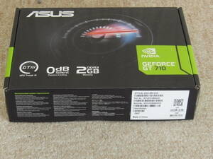 ASUS NVIDIA GeForce GT 710 グラフィックスカード (PCIe 2.0 2GB DDR3メモリ ASUS）　新品同様