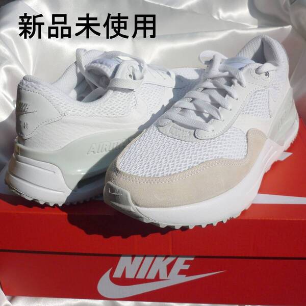 新品未使用◆送料無料◆26.5cmナイキ エアマックス NIKE AIR MAX SYSTM/メンズスニーカー/白/80年代