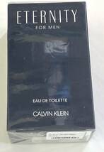 1円～【未使用/未開封品】カルバンクライン エタニティ フォー メン ETERNITY FOR MEN CALVIN KLEIN 香水 100ml メンズ モダン _画像2