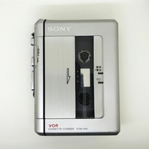ジャンク★SONY TCM-450 カセットテープレコーダー ソニー CASSETTE WALKMAN No.2_画像2