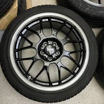 ☆希少 美品 BBS RG-R 7.5J+8.5J×18 PCD100 プリウス ツライチ_画像5