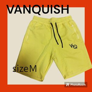 未使用品☆VANQUISH　トレーニング用ハーフパンツ　サイズM☆イエロー