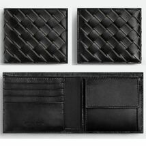 BOTTEGA VENETA ボッテガヴェネタ イントレチャート コインパース付き二つ折りウォレット 財布_画像6