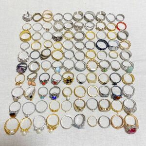 指輪 おまとめ セット リング ring ゴールド シルバー アクセサリー 真珠 天然石 パール カラーストーン jewelry accessory 宝石 silver ..