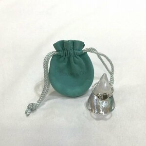 Tiffany＆Co (約9号) ビーン リング Elsa Peretti エルサ・ペレッティ Bean Ring 指輪 シルバー I2-180