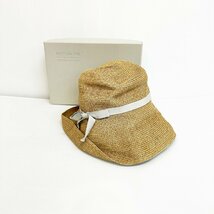 mature ha. MBOX-101 BOXED HAT 11cm brim grosgrain ribbon マチュアーハ ボックス ハット Is3-50_画像1