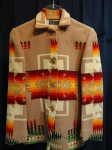 50'60's PENDLETON ネイティブ ウール ジャケット ビンテージ コート USA 古着 チマヨ　ナホバ