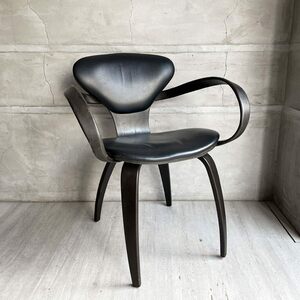 ♪ プライクラフト Plycraft チャーナーチェア Cherner chair アームチェア ブラック ノーマン・チャーナー 米国 ビンテージ 希少