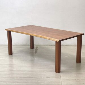 ● 家具蔵 KAGURA ネイチャー2 TABLE NATURE ダイニングテーブル チェリー無垢材 耳付き W180cm クラフト家具