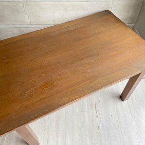 ♪ ダックス DUX ナラ無垢材 ダイニングテーブル W121cm ハンドメイド家具の画像6