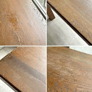 ♪ ダックス DUX ナラ無垢材 ダイニングテーブル W121cm ハンドメイド家具の画像9
