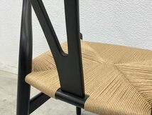 〓カールハンセン＆サン Carl Hansen & Son Yチェア CH24 ハンス・J・ウェグナー ブラック　ビーチ材　ラッカー塗装　シート張替え済み_画像5