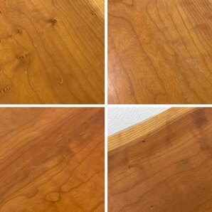 ● 家具蔵 KAGURA ネイチャー2 TABLE NATURE ダイニングテーブル チェリー無垢材 耳付き W180cm クラフト家具の画像9