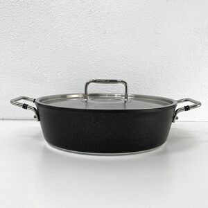 ● フィスラー FISSLER ルノ ロースター 28cm 両手鍋 アルミ×ステンレス ガス火 IH オーブン対応 ドイツ 箱付き 未使用品