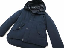 1146●コムサイズム COMME CA ISM●新品　DI02　ハニカムフェイス ダウンブルゾン　ネイビー/S　定価20900円　展示品_画像3